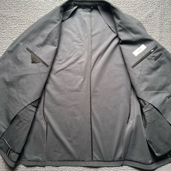 NEW Sene Sz 50 Soho Flex Tech Sport Coat Unstructured Blazer Jacket Gray Travel - Picture 4 of 13